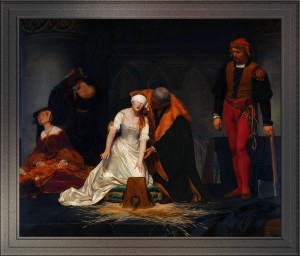 The Execution of Lady Jane Grey by Paul Delaroche Old Master Fine Art Reproduction